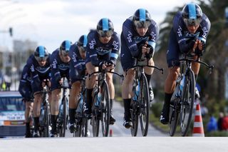 Team Sky placed 8th in the opening TTT of the 2016 Tirreno-Adriatico