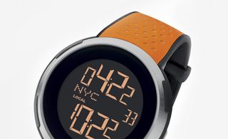 The clean digital display makes the countdown timer and chrono functions easily readable
