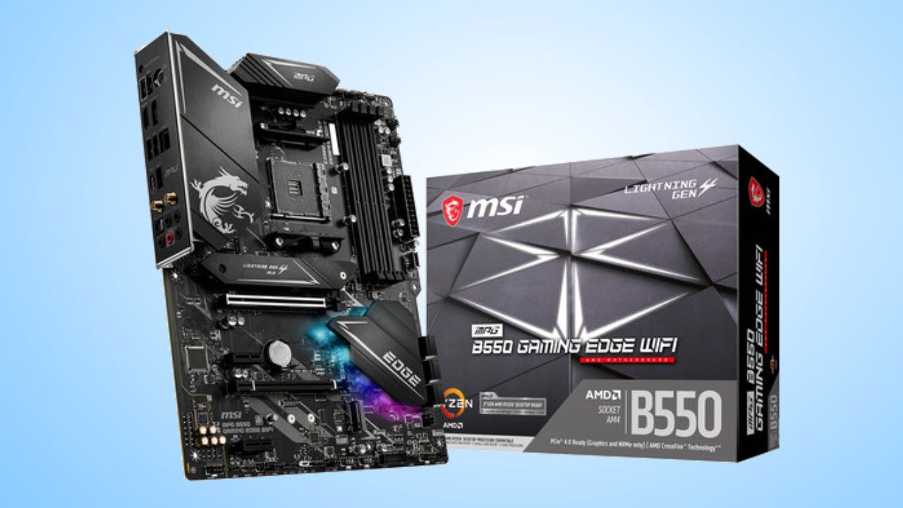 グラフィックボード・グラボ・ビデオカード MSI B550 GAMING EDGE WIFI + Ryzen 5600x MSI MPG B550 GAMING EDGE WIFI AMD AM4 DDR4 M.2 USB 3.2 Gen 2 HDMI