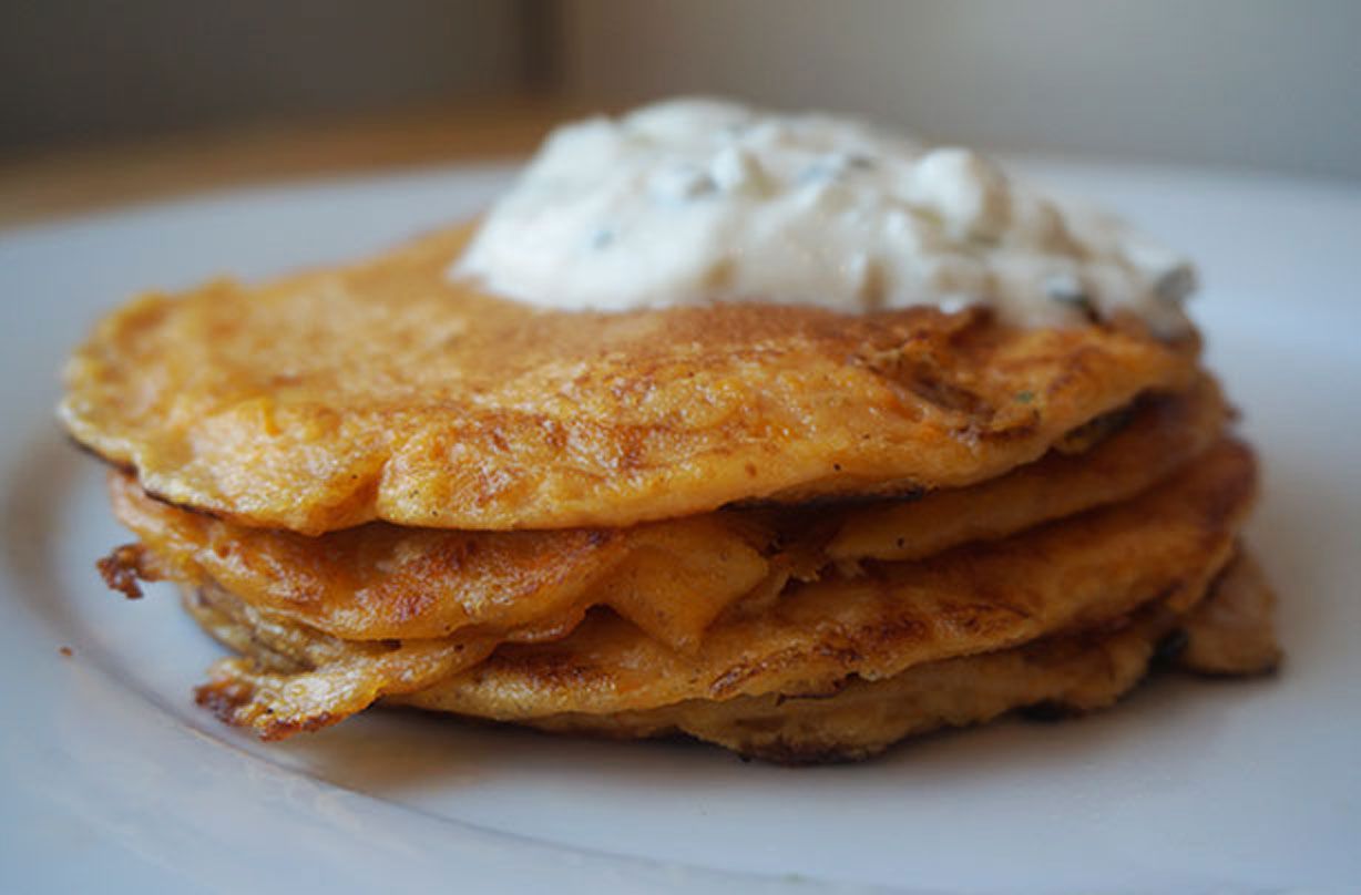 Sweet potato pancakes