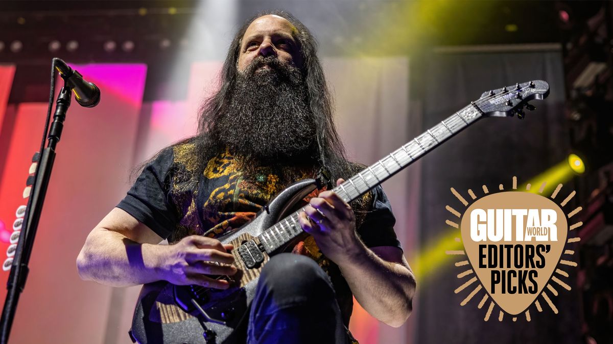 John Petrucci from the band Dream Theater performs on stage at Oslo Spektrum on May 19, 2022 in Oslo, Norway.