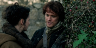 Sam Heughan and Caitriona Balfe in Outlander