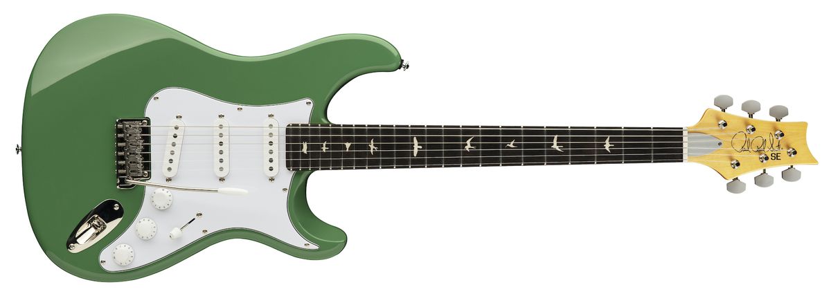 PRS's SE Silver Sky guitar in Ever Green