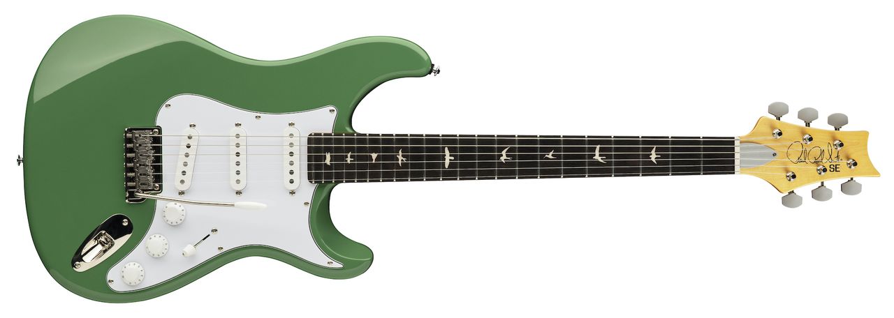 PRS's SE Silver Sky guitar in Ever Green