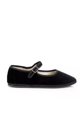 ViBi Venezia Mary Jane Velvet Ballet Flats