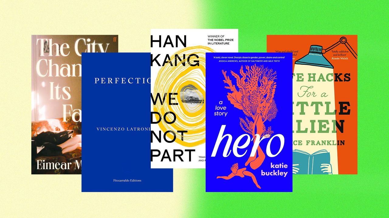 A montage of book covers featuring the best books of 2025