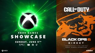 An infographic showing details of the Xbox showcase on June 9, and the Call of Duty event that follows