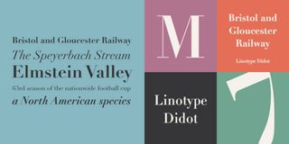 Fonts: Didot