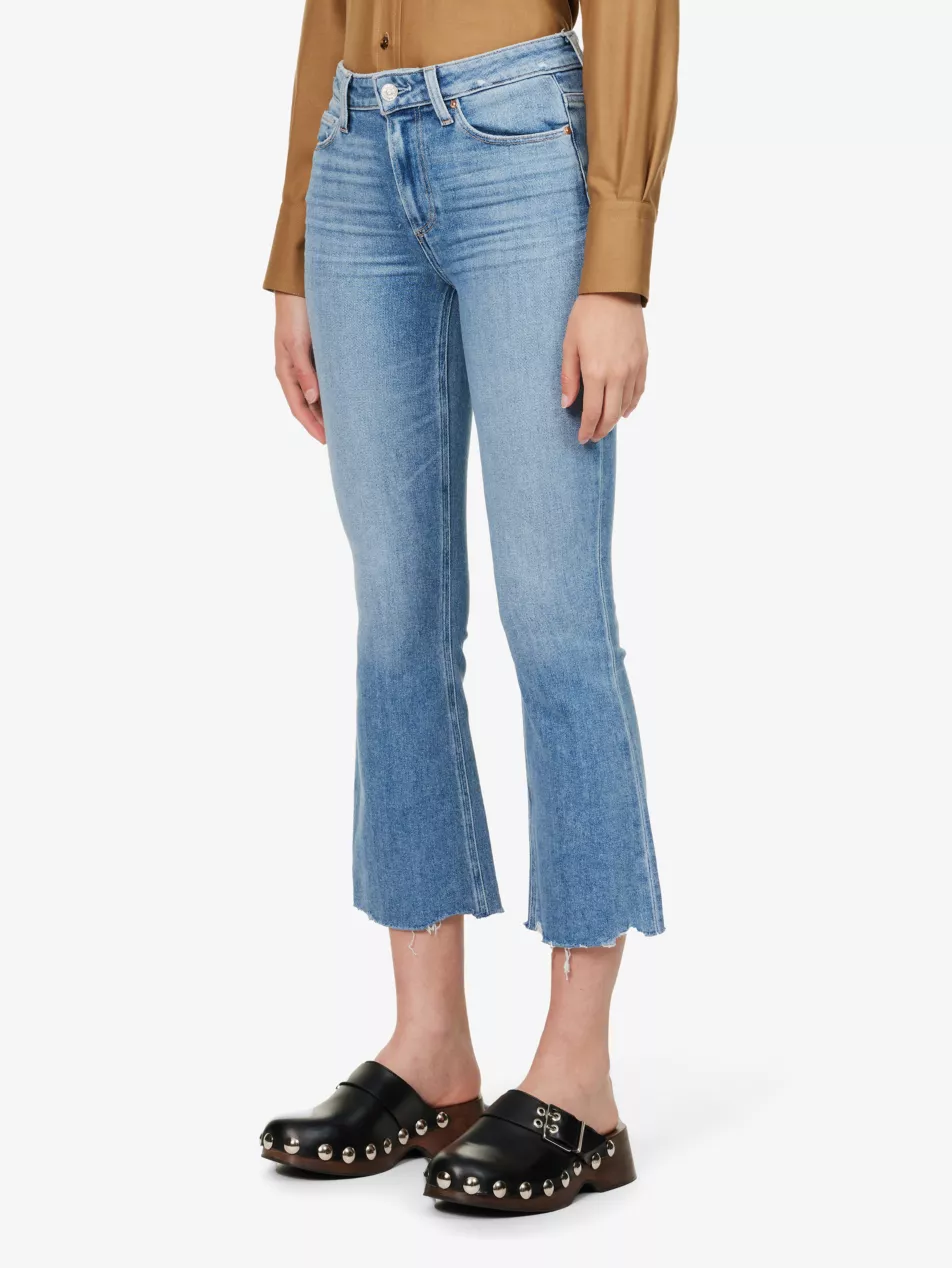 Colette Cropped Flared-Leg Denim Jeans - 23