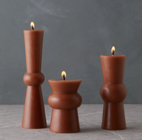 Josee pillar candles, Lulu and Georgia