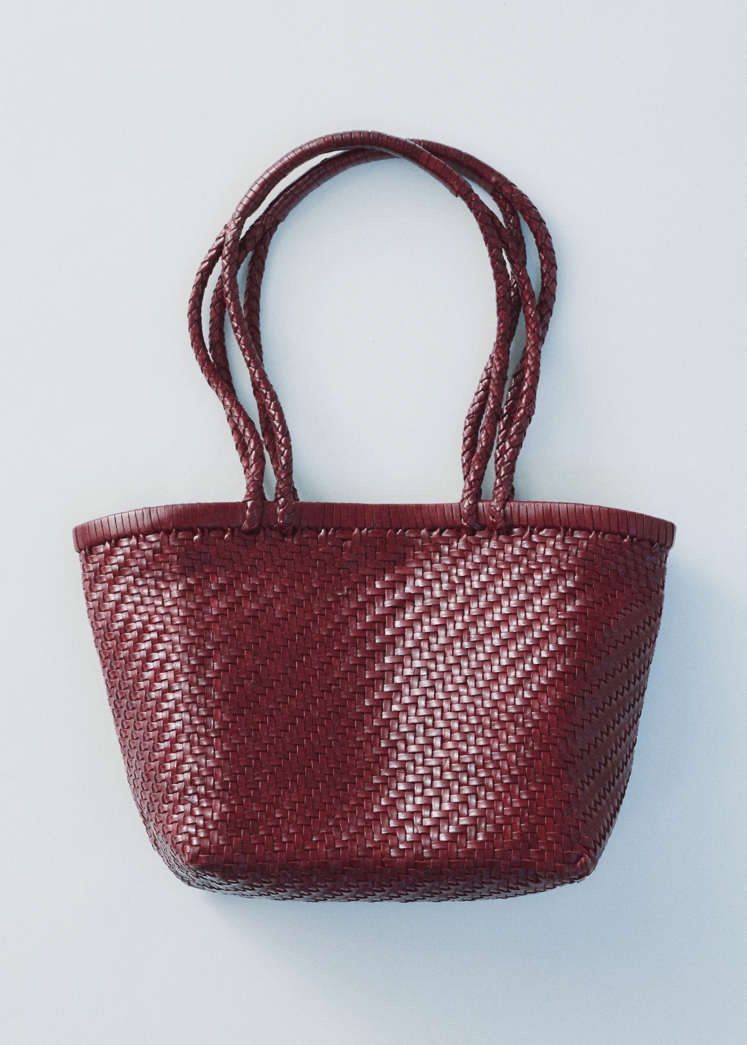MANGO, Braided Leather Shoulder Bag - Women | Mango United Kingdom