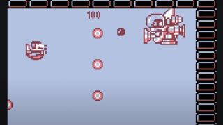 Mario shooting at Tatanga in Super Mario Land