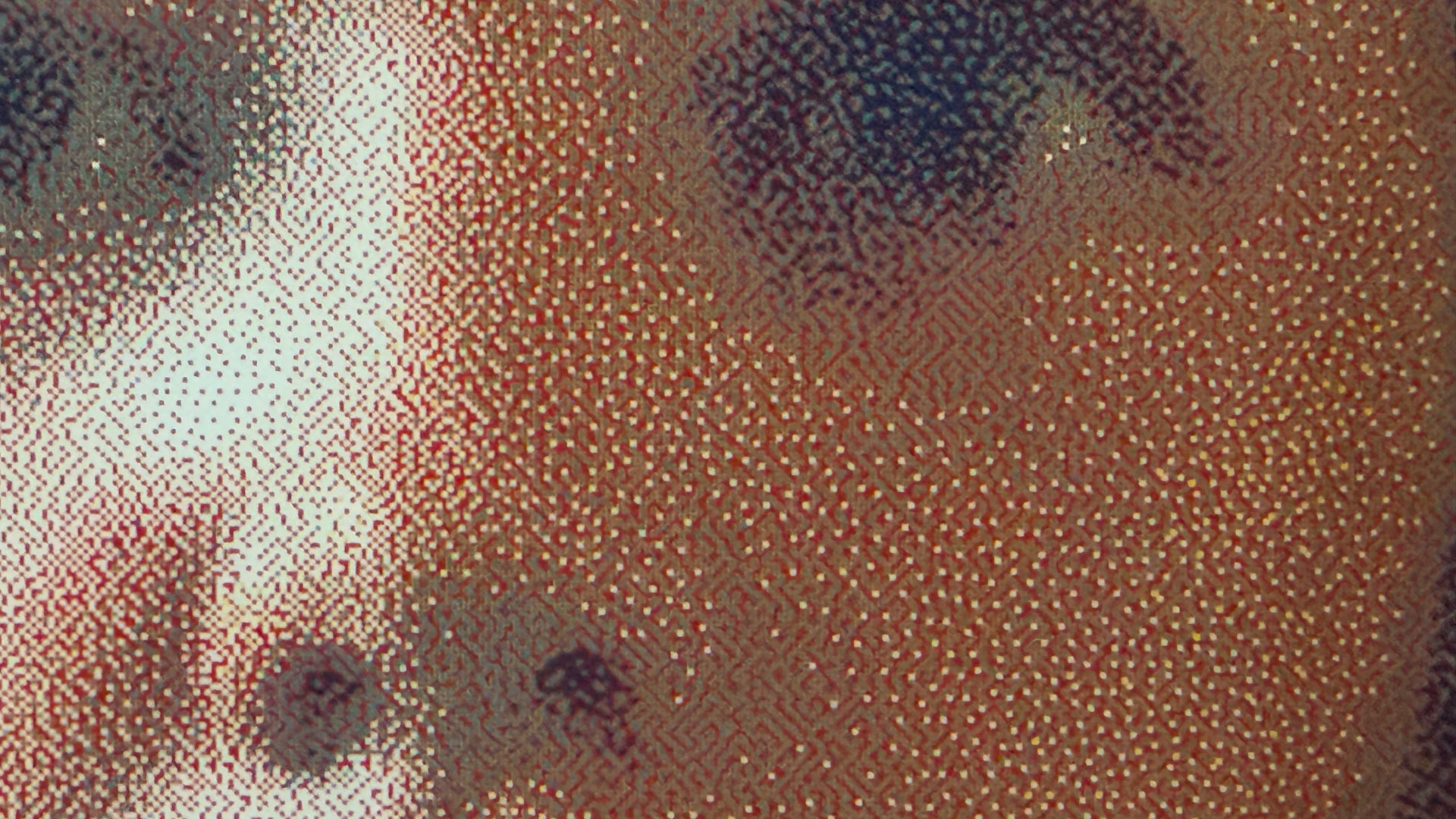Extreme closeup of InkPoster display