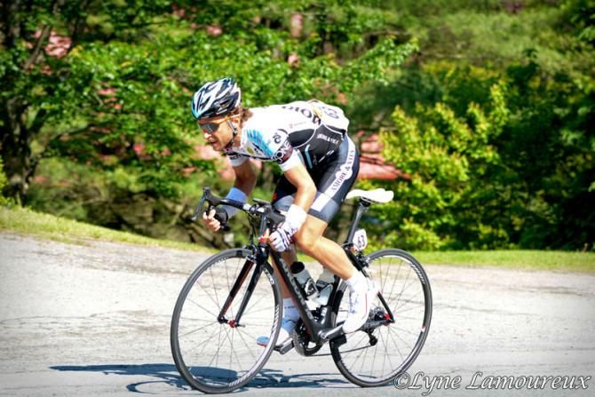 Volodymyr Starchyk (Amore &amp; Vita) launches an attack early in the stage