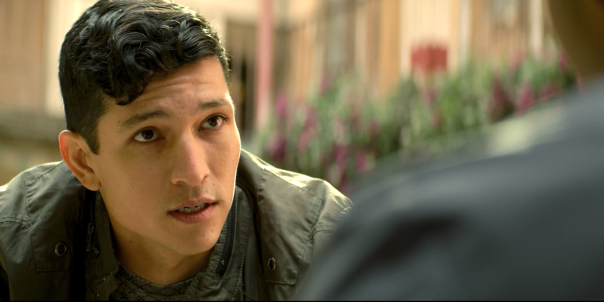 Torres talking to Sam in The Falcon and the Winter Soldier.