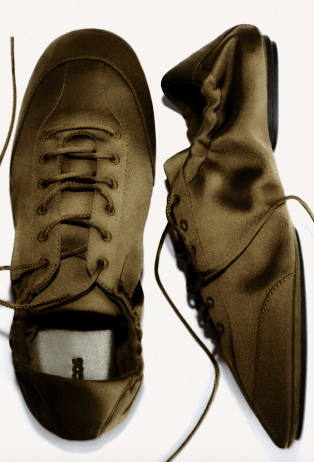 COS satin sneakers