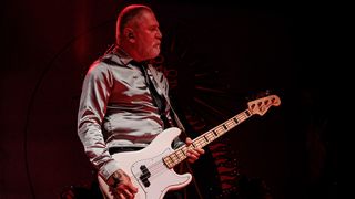 CJ Ramone of Me First And The Gimme Gimmes performs at Santeria Toscana 31 on June 11, 2024 in Milan, Italy