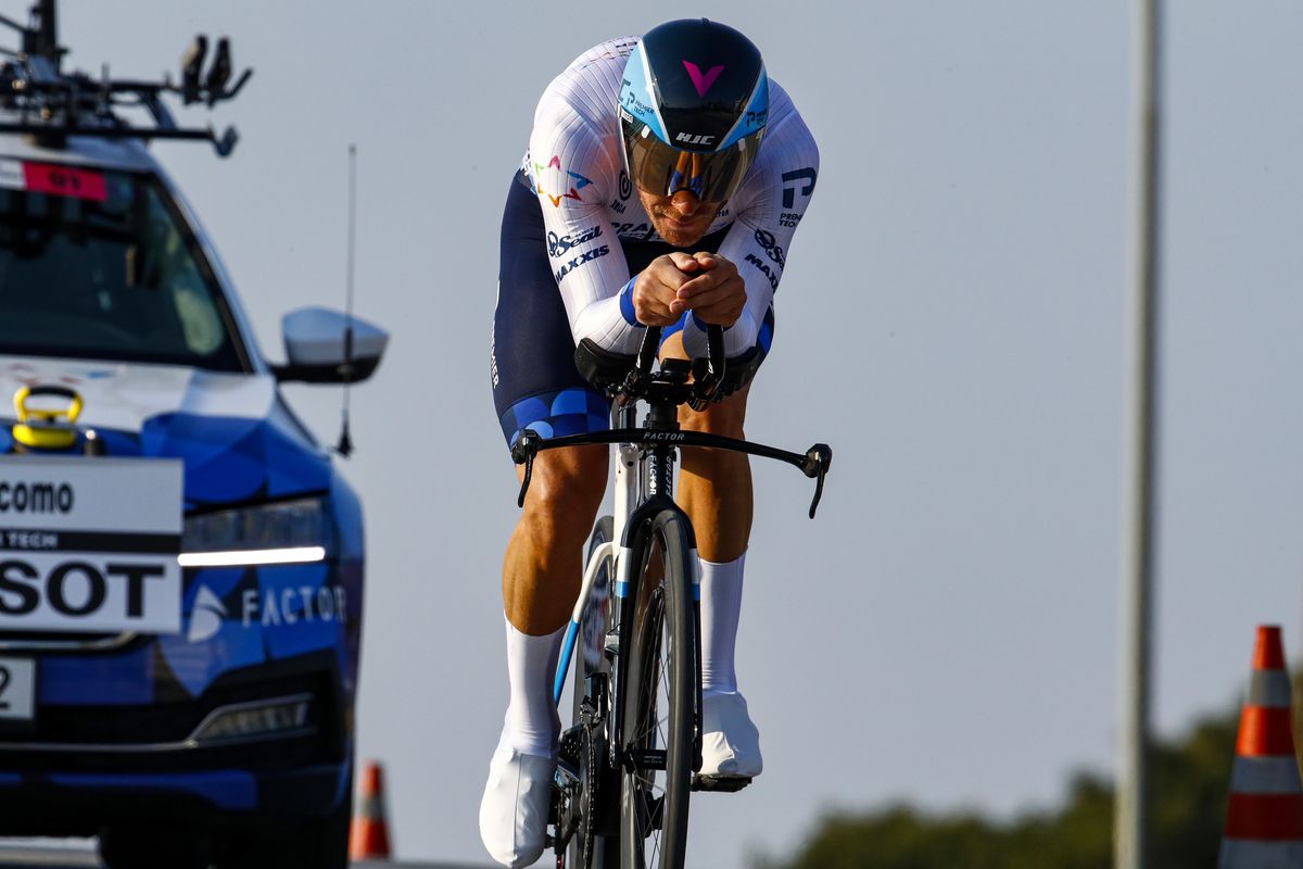 Tirreno Adriatico 2022 - 57th Edition - 1st stage Lido di Camaiore - Lido di Camaiore 13,9 km - 07/03/2022 - Giacomo Nizzolo (ITA - Israel - Premier Tech) - photo Roberto Bettini/SprintCyclingAgency&Acirc;&copy;2022