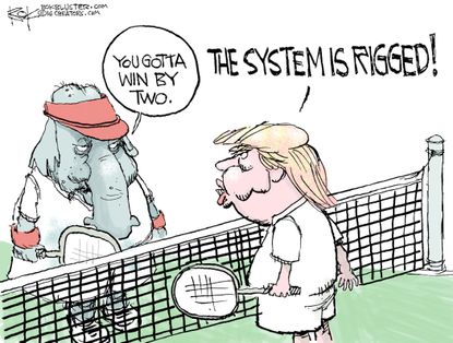 Political Cartoon U.S. Trump GOP