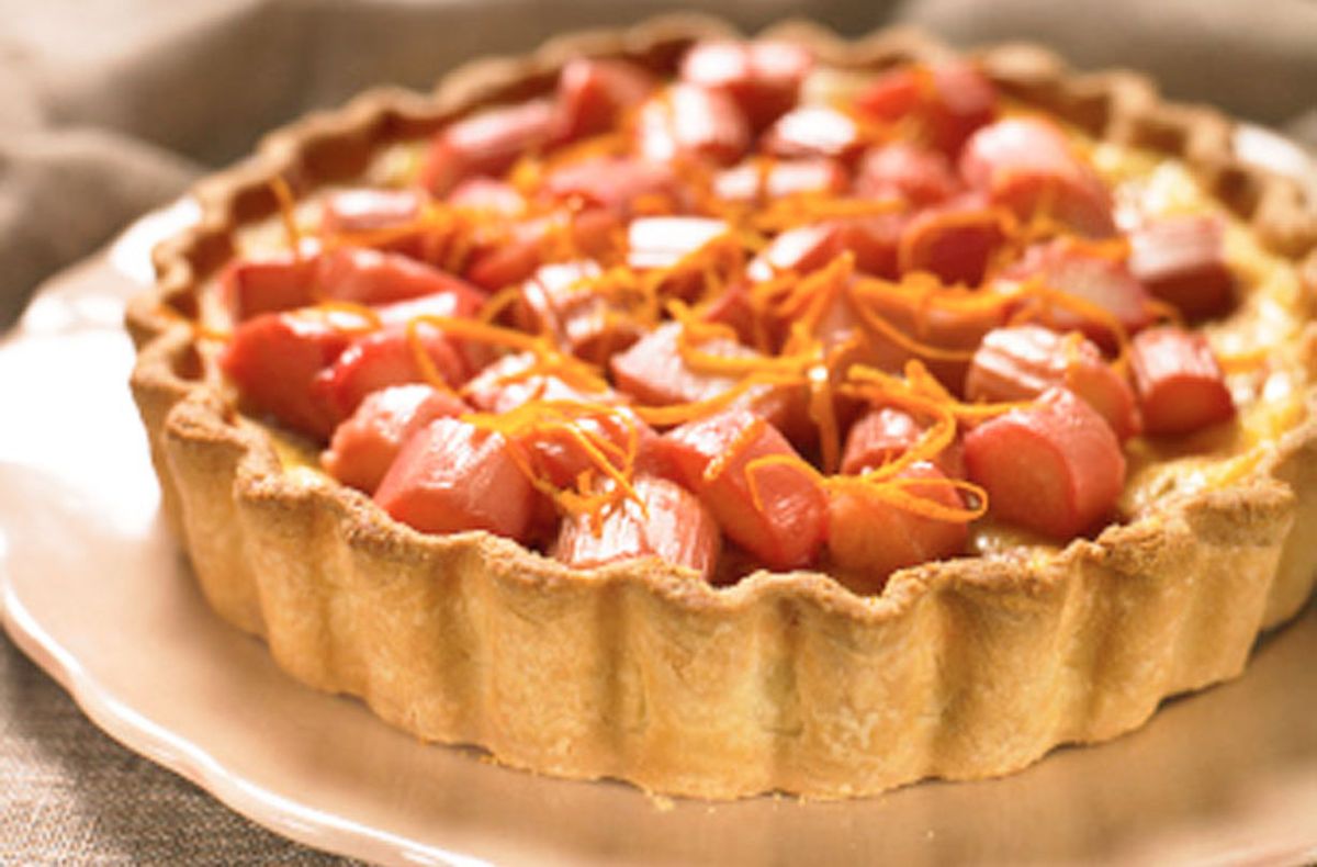 Rhubarb And Orange Tart Recipes | GoodtoKnow