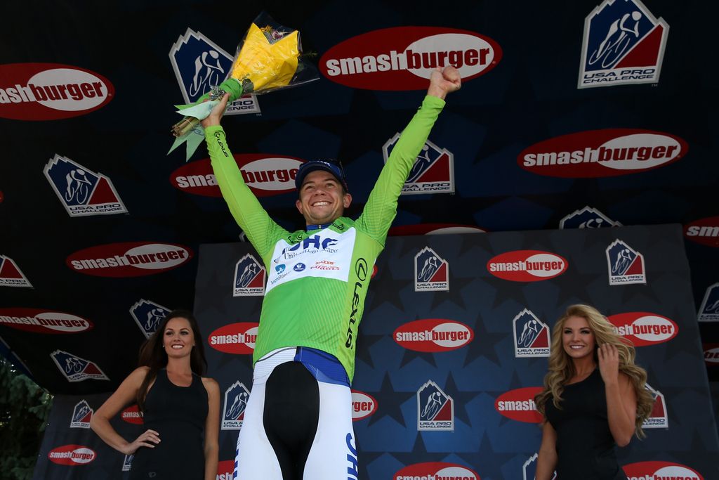 Kiel Reijnen (UnitedHealthcare) in the points jersey