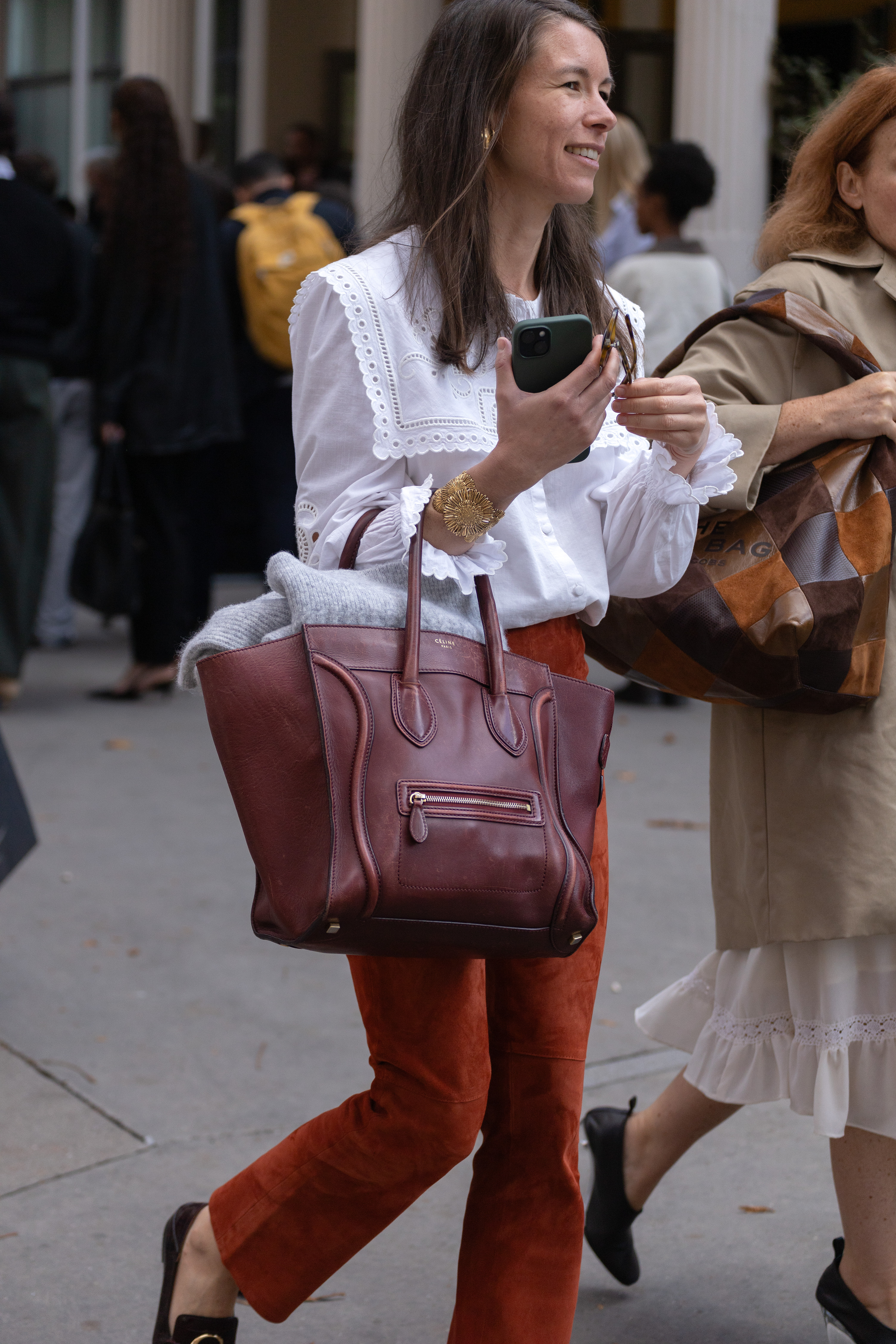 celebrities wearing celine bags