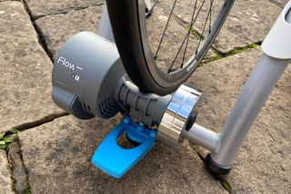 Image shows the Tacx Flow turbo trainer