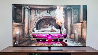 The LG G5 OLED at Tom's Guide's Labs.