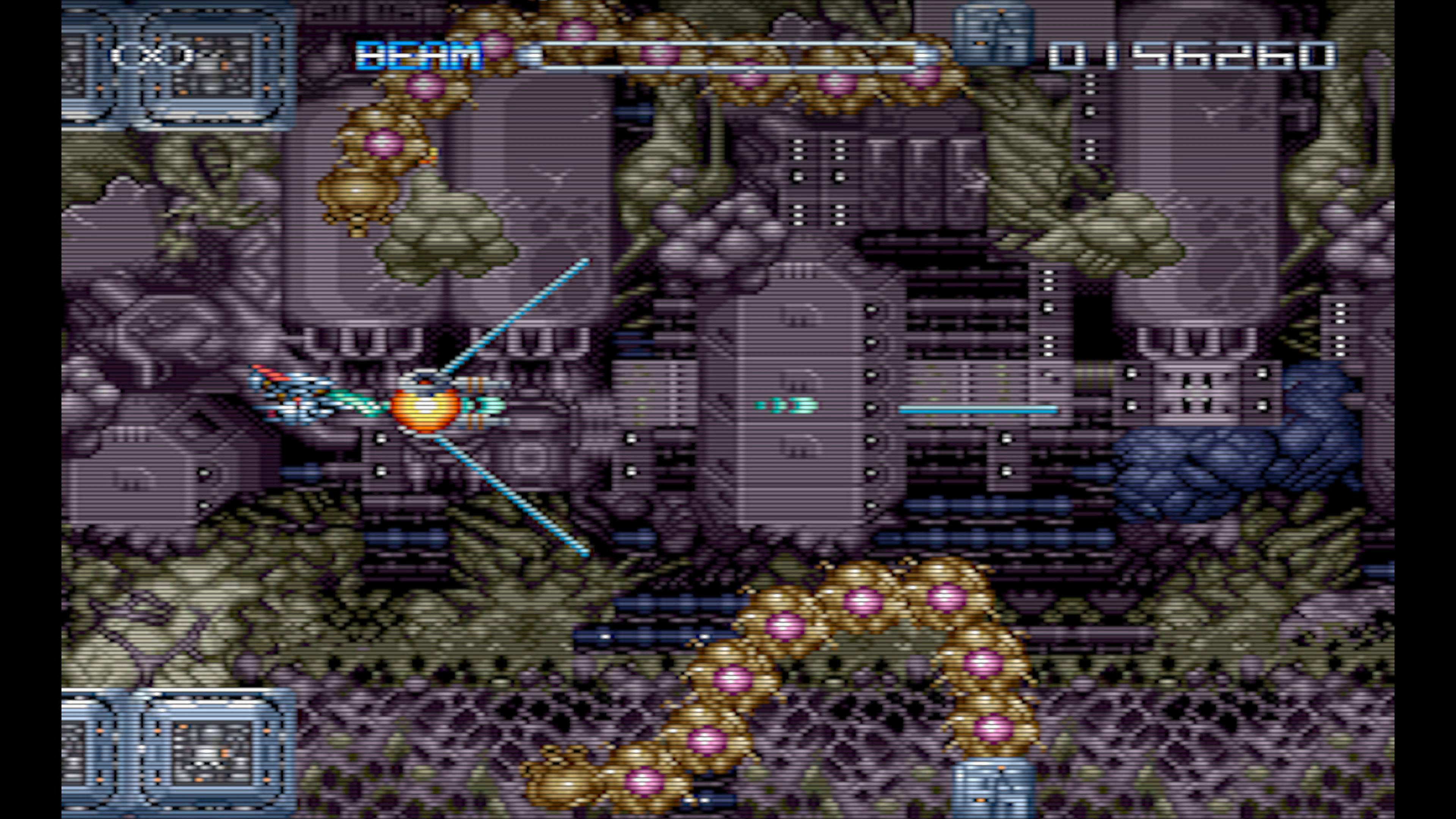 Screens from retro shooter R-Type