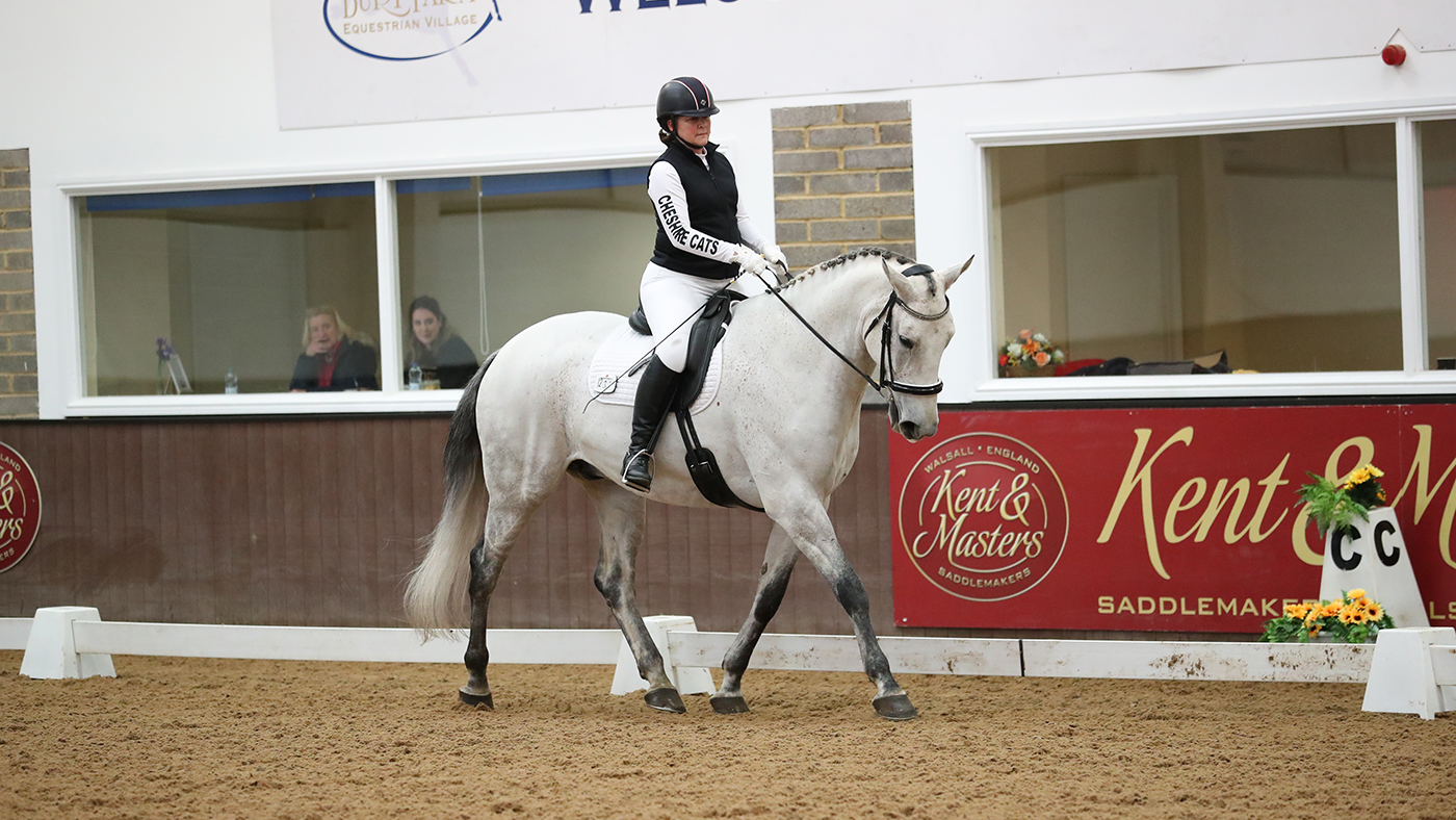 Lorraine Twigg and Jupiter from the Team Quest finals