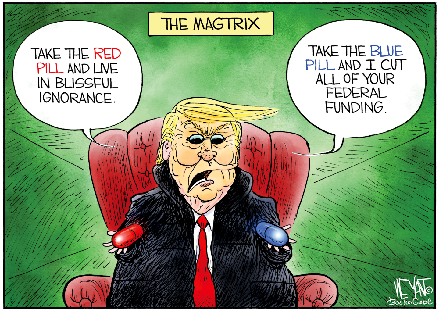 Political cartoon