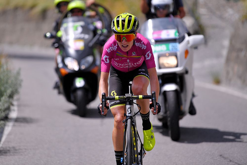 Annemiek van Vleuten (Mitchelton-Scott) wins queen stage 5 at the Giro Rosa