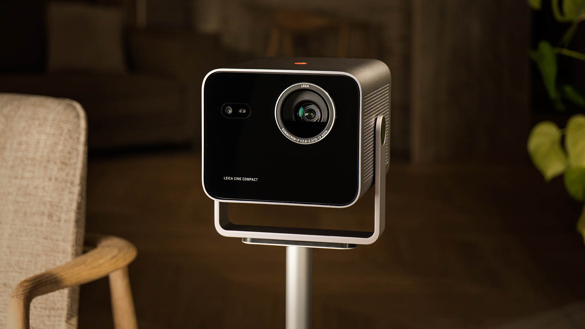 Leica Cine Compact 1 projector with optional stand