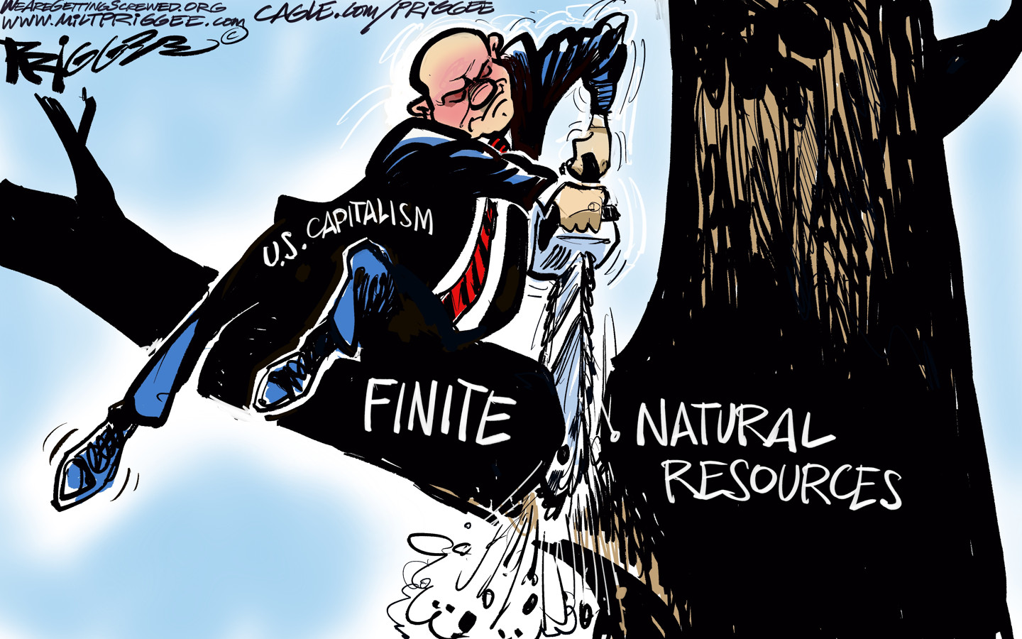 Political cartoon