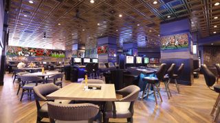 LED Displays at Golden Circle Sportsbook were specified and installed by McCann Systems.