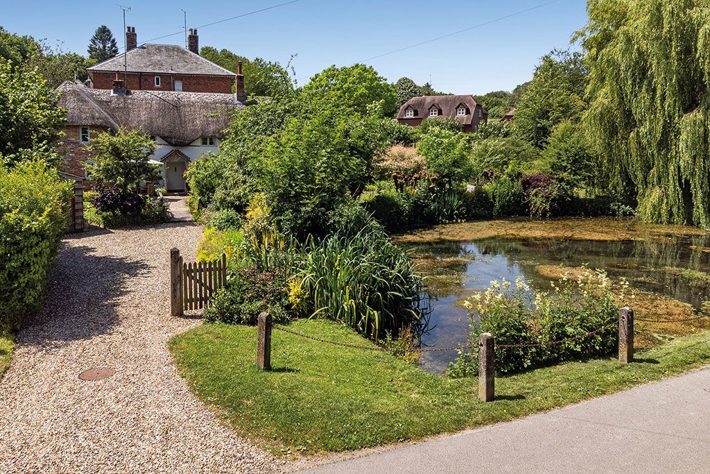 Houses for sale with wildlife ponds: Pond Cottage, Wilton, Marlborough