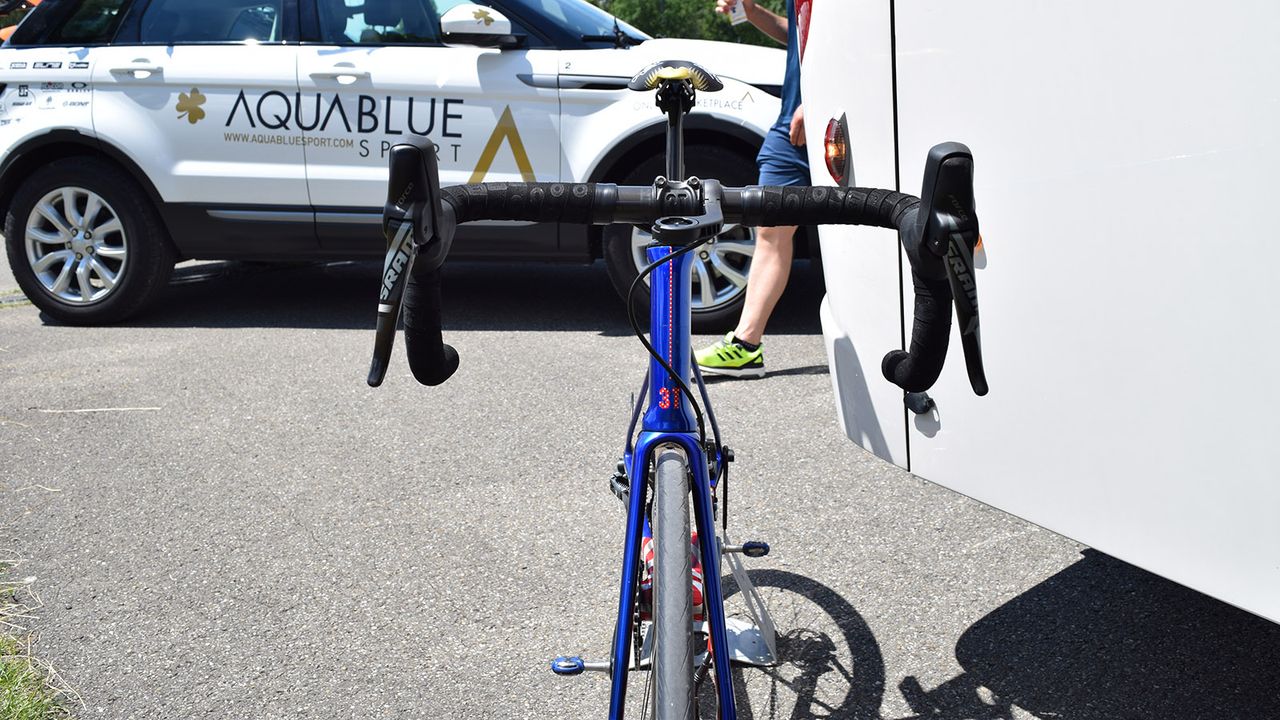 A look at the aero front profile of the 3T Strada