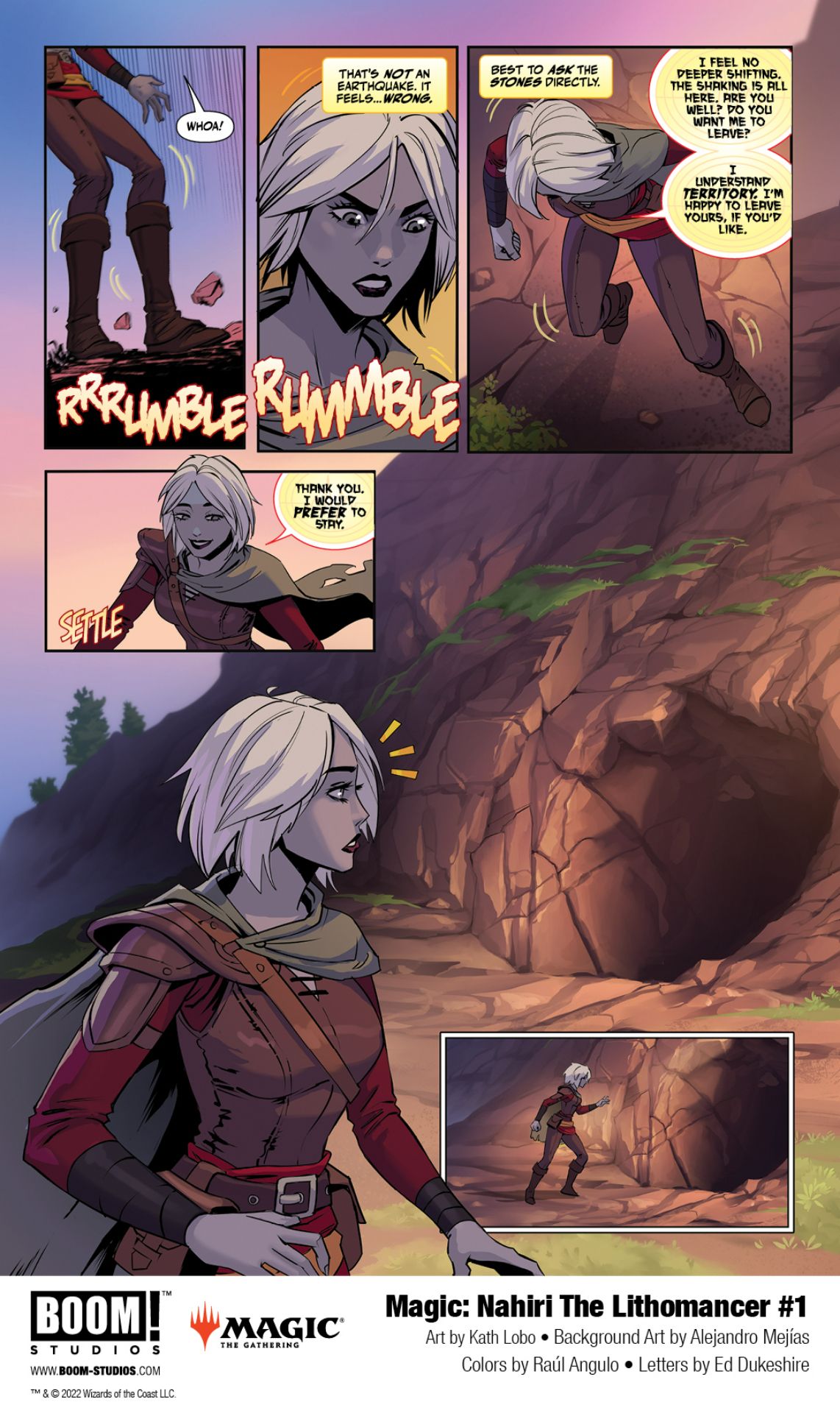 Magic: Nahiri the Lithomancer art