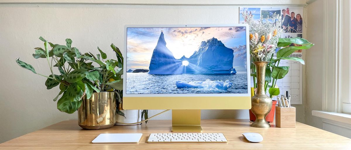 Apple iMac 24インチ M1 2021 ブルー - Macデスクトップ