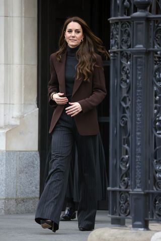 Kate Middleton arrives at the National Portrait Gallery in London on February 4th 2025