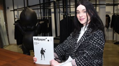 St. Vincent at a Wallpaper magazine event in New York 2024