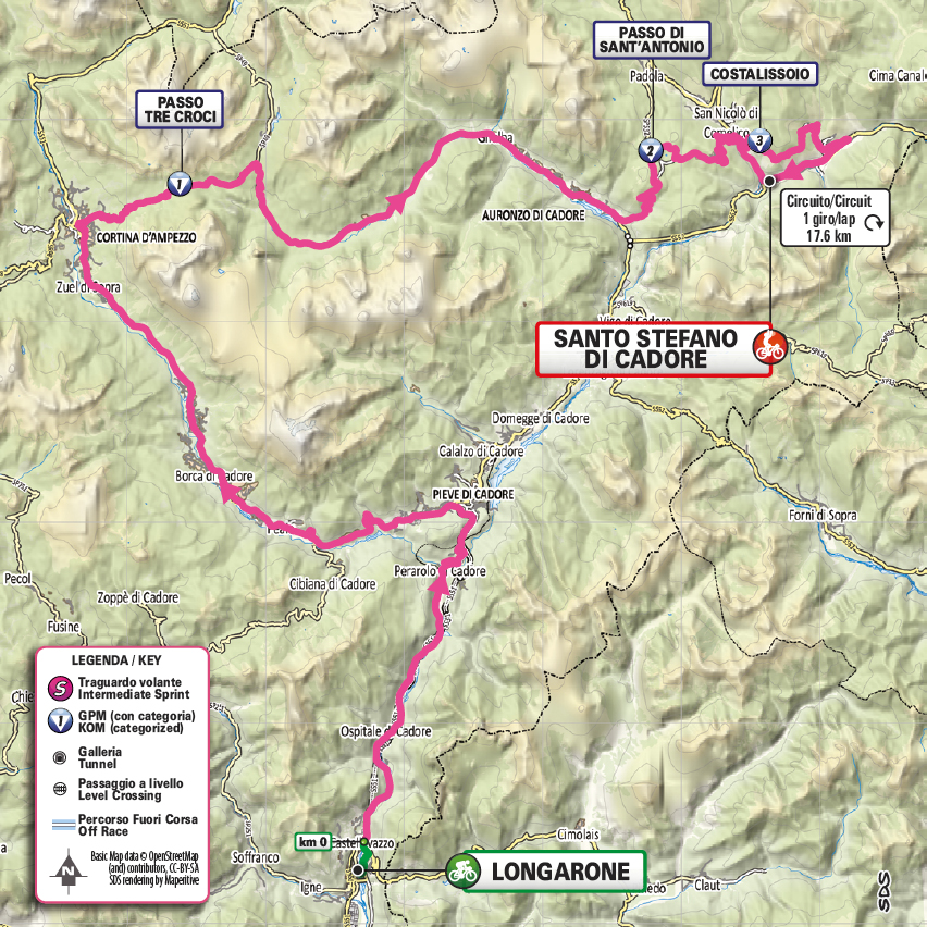 2026 Giro d'Italia Women route information