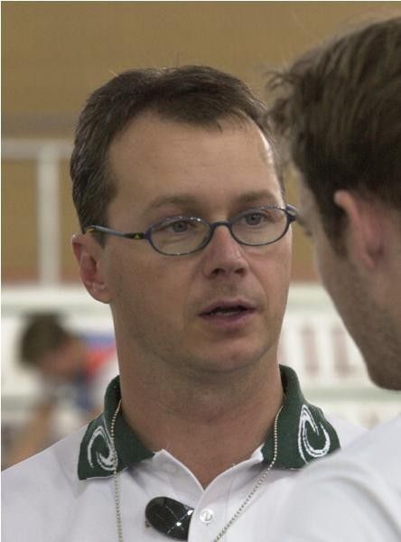 Australian national track coach Martin Barras.