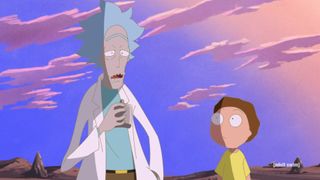 Rick and Morty in Summer Meets God anime short