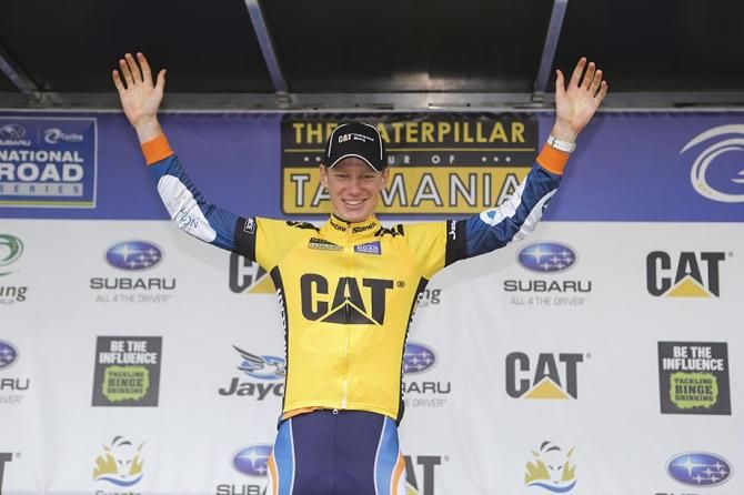 Jack Haig (Huon-Genesys) has won stage to go before the yellow jersey is his