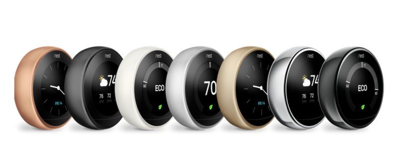 Nest 3rd-gen finishes
