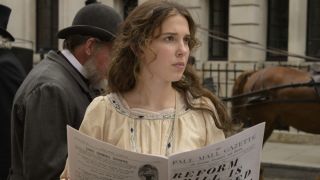 Millie Bobby Brown in Netflix's Enola Holmes.