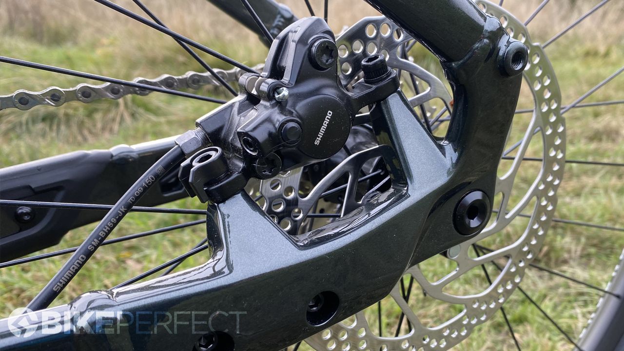 Rear brake mount on the Specialized Turbo Tero 3.0