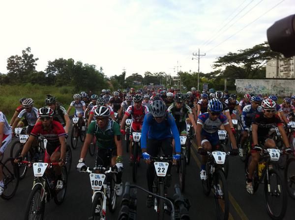 The peloton would not stay together for long