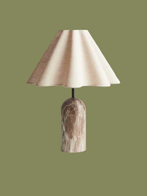Linen-Blend Table Lamp